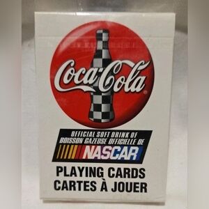 Coca-Cola NASCAR Themed Playing Cards - Red and Black
